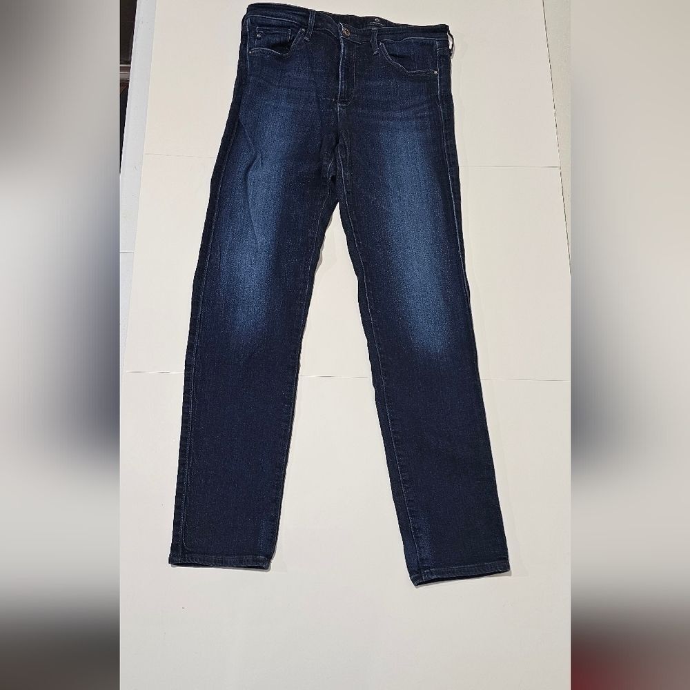 Ag Adriano Goldschmied The Prima Mid Rise Cigarette Denim Jeans Size 29 R